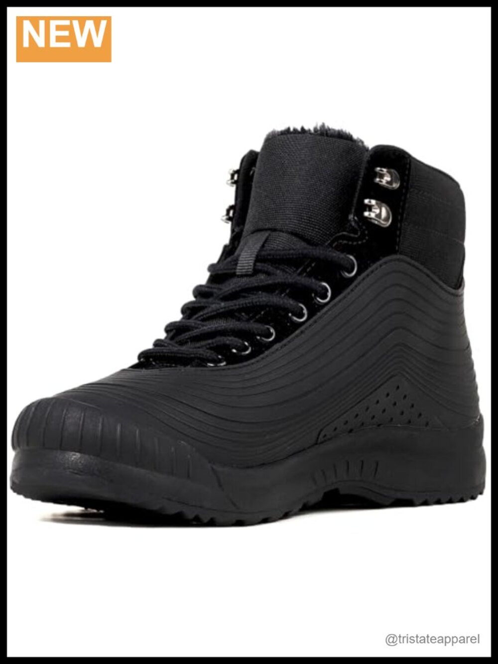 Insulated Waterproof Fur Lined Snow Boots Non Slip Lightweight Winter Shoes